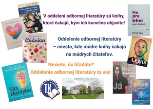 Objavte svet odbornej literatúry